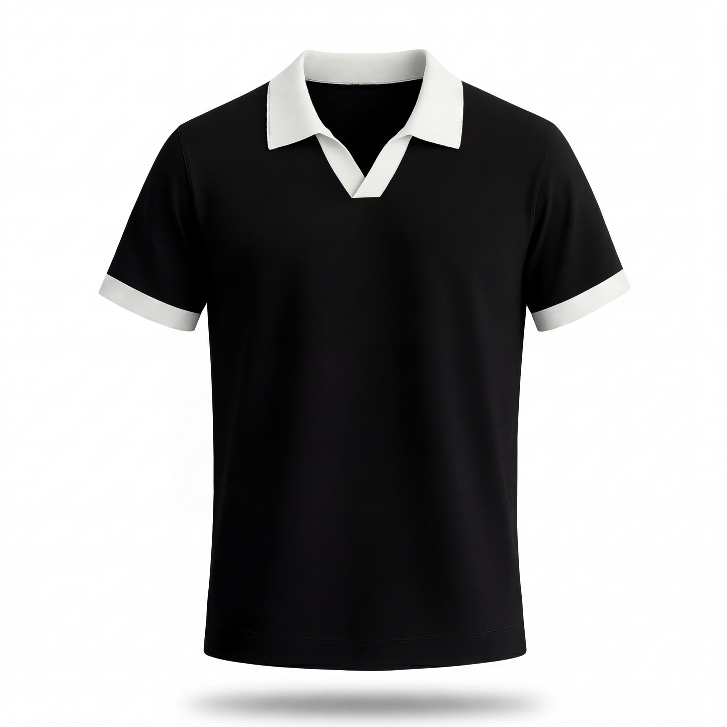 Black Premium Polo T-Shirt – Everyday Essential