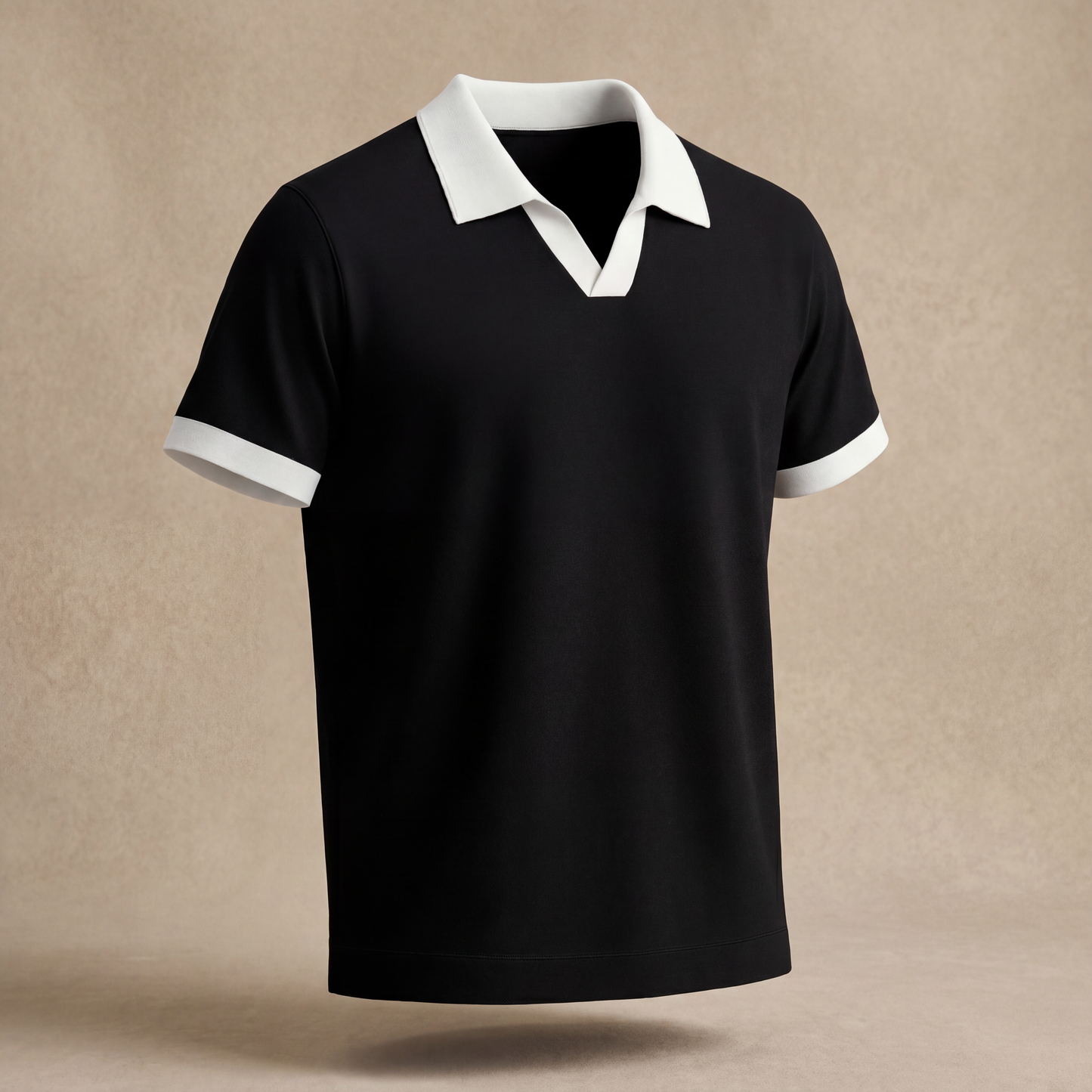 Black Premium Polo T-Shirt – Everyday Essential