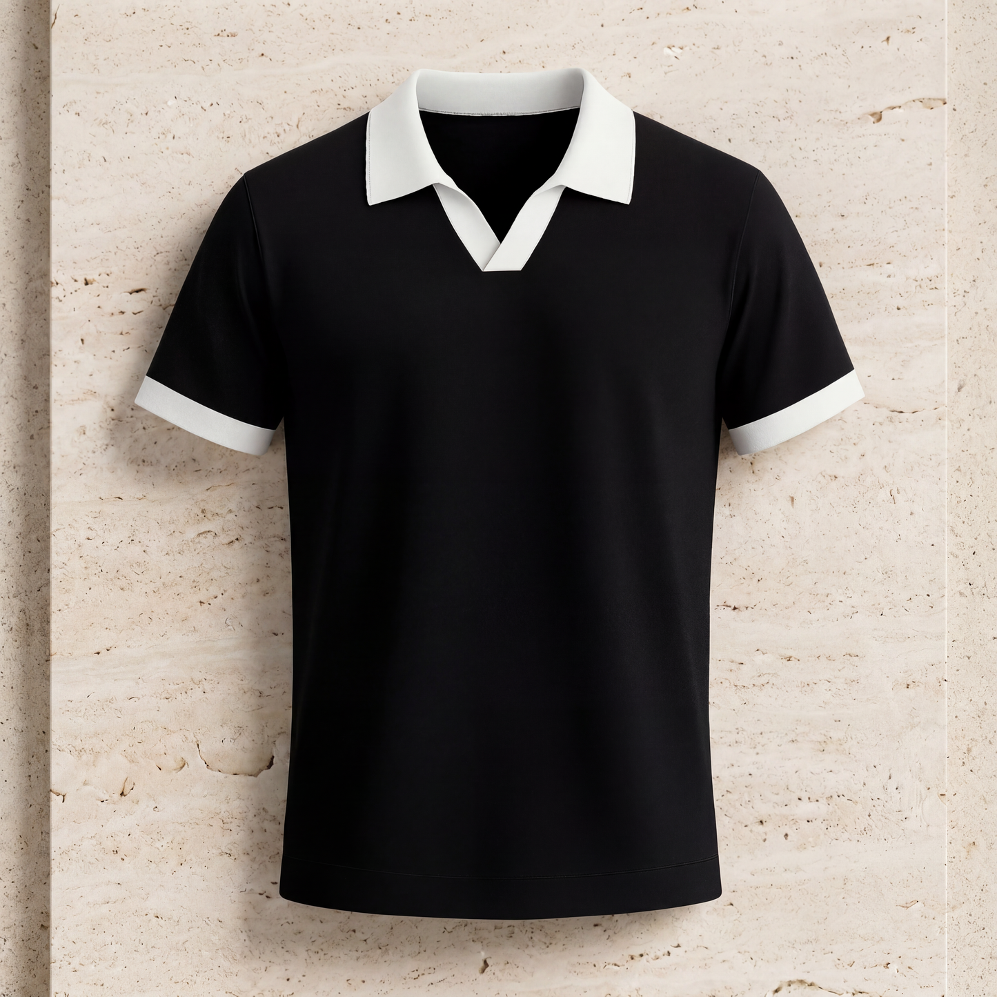 Black Premium Polo T-Shirt – Everyday Essential