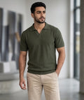 Olive Green Polo T-shirt Premium quality for evrey season