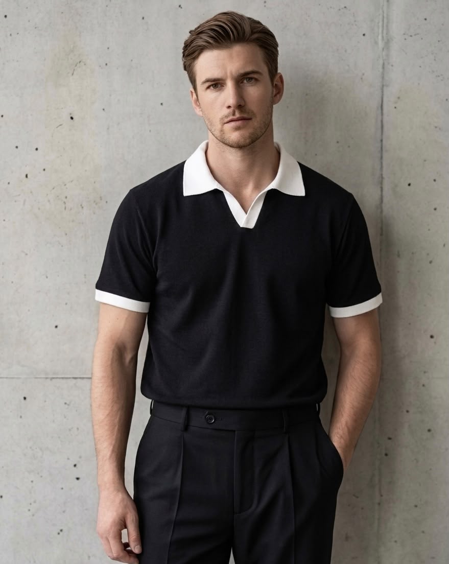 Black Polo T-shirt Premium quality Bfor evrey season