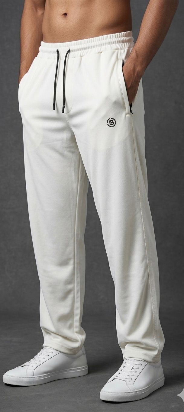 Off White Baggy Trouser Premium Stuff