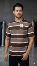Brown  Lining Baggy Shirt Premium Stuff