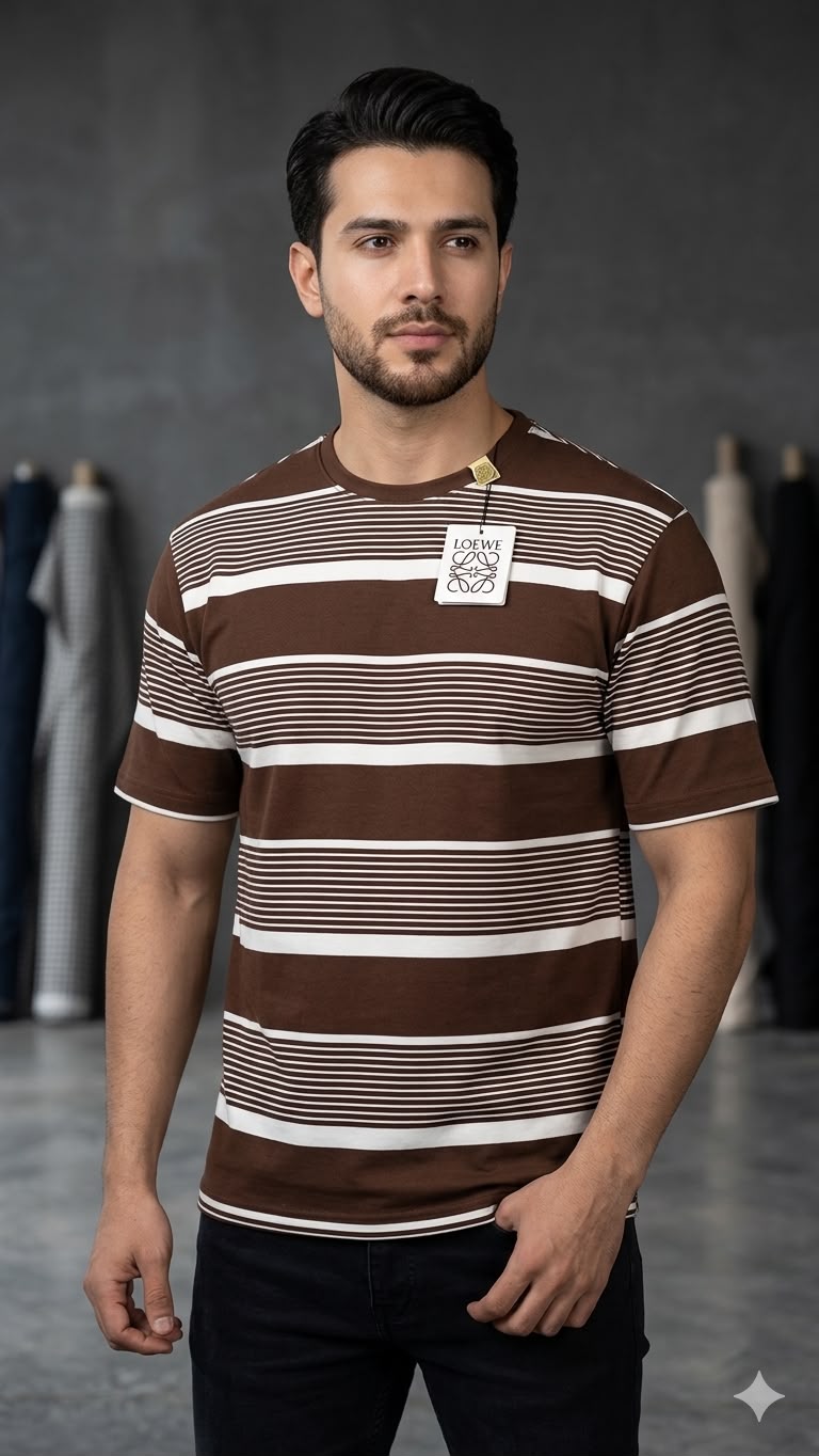 Brown  Lining Baggy Shirt Premium Stuff
