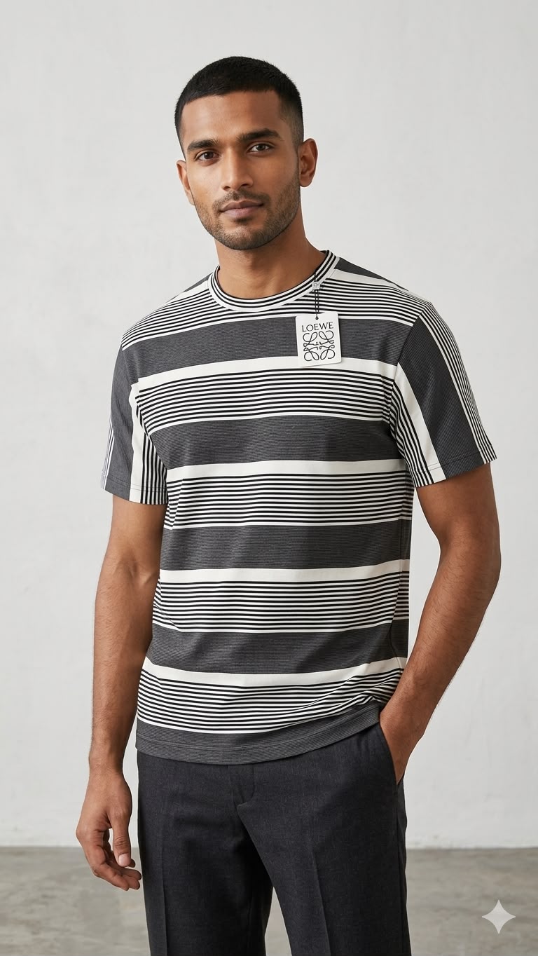Black Lining Baggy Shirt Premium Stuff