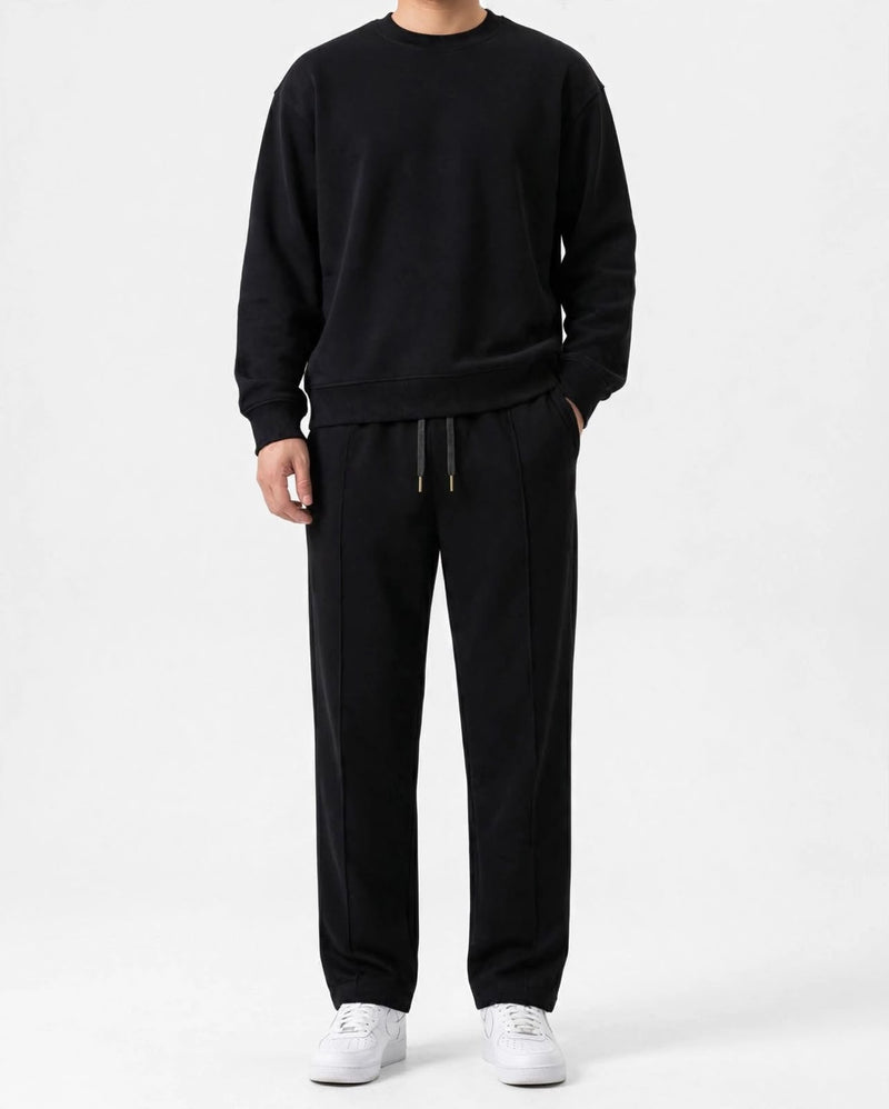 Black Baggy Trouser – Premium Fit