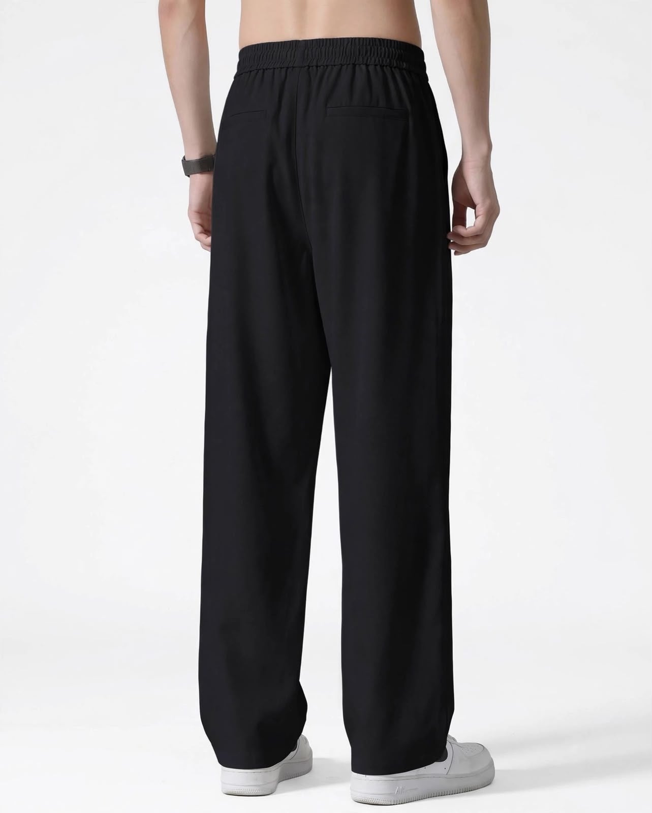 Black Baggy Trouser – Premium Fit